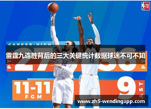雷霆九连胜背后的三大关键统计数据球迷不可不知