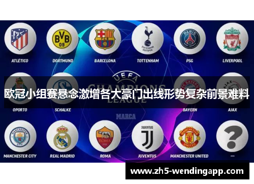欧冠小组赛悬念激增各大豪门出线形势复杂前景难料